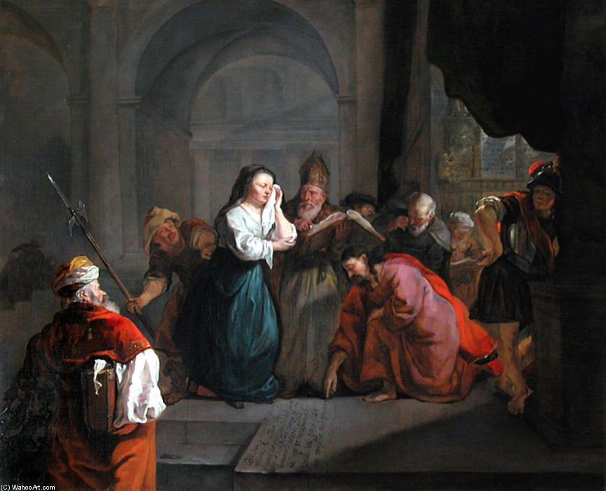 Woman Taken In Adultery — Gabriel Metsu