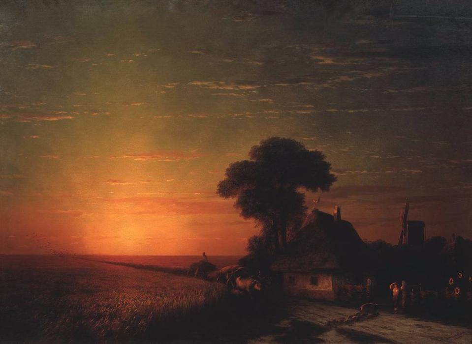 Sunset In Little Russia — Ivan Konstantinovich Aivazovsky