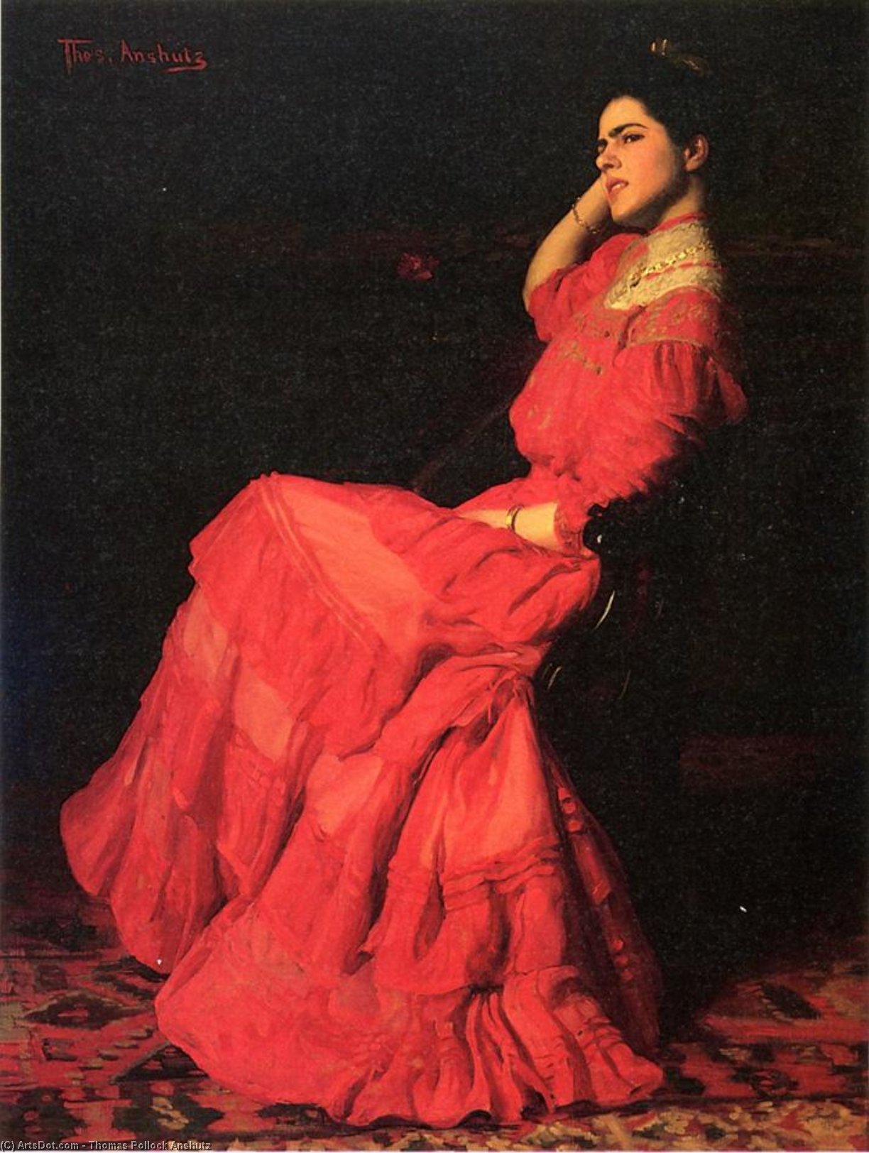 A Rose — Томас Поллок Аншуц