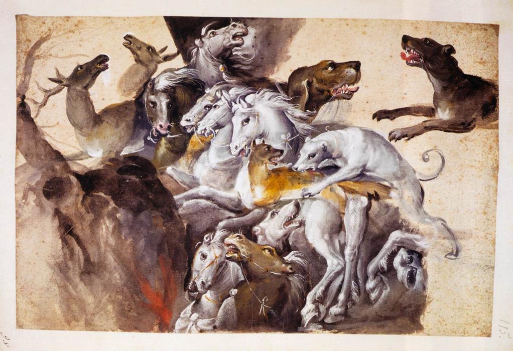 Composition With Animals — Жозеф Арчимбольдо