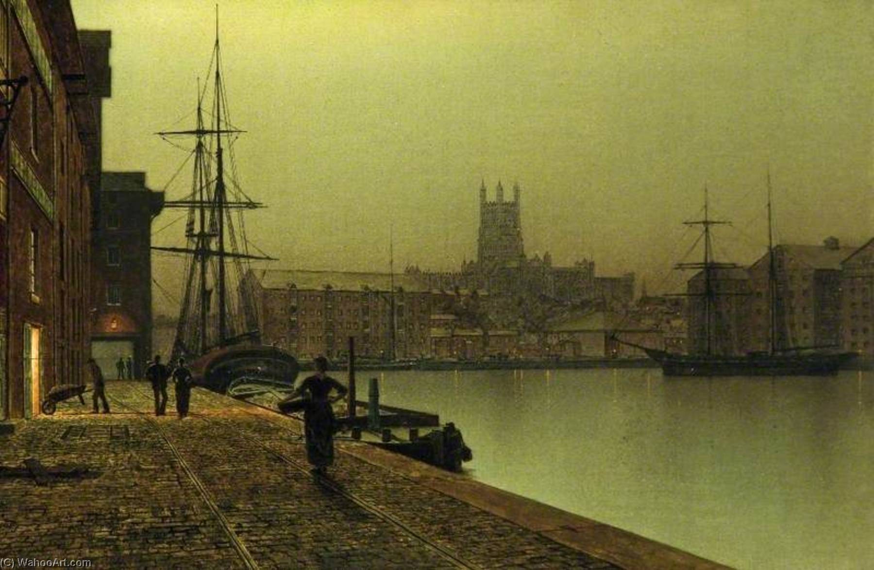 Gloucester Docks — Джон Аткинсон Гримшоу