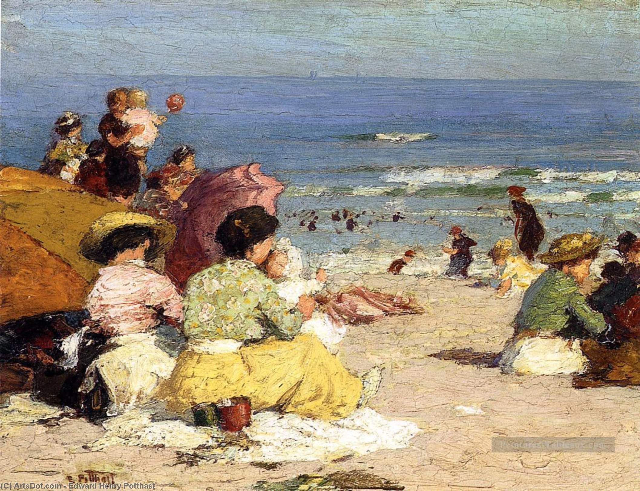 Beach Scene — Едвард Хенри Потаст