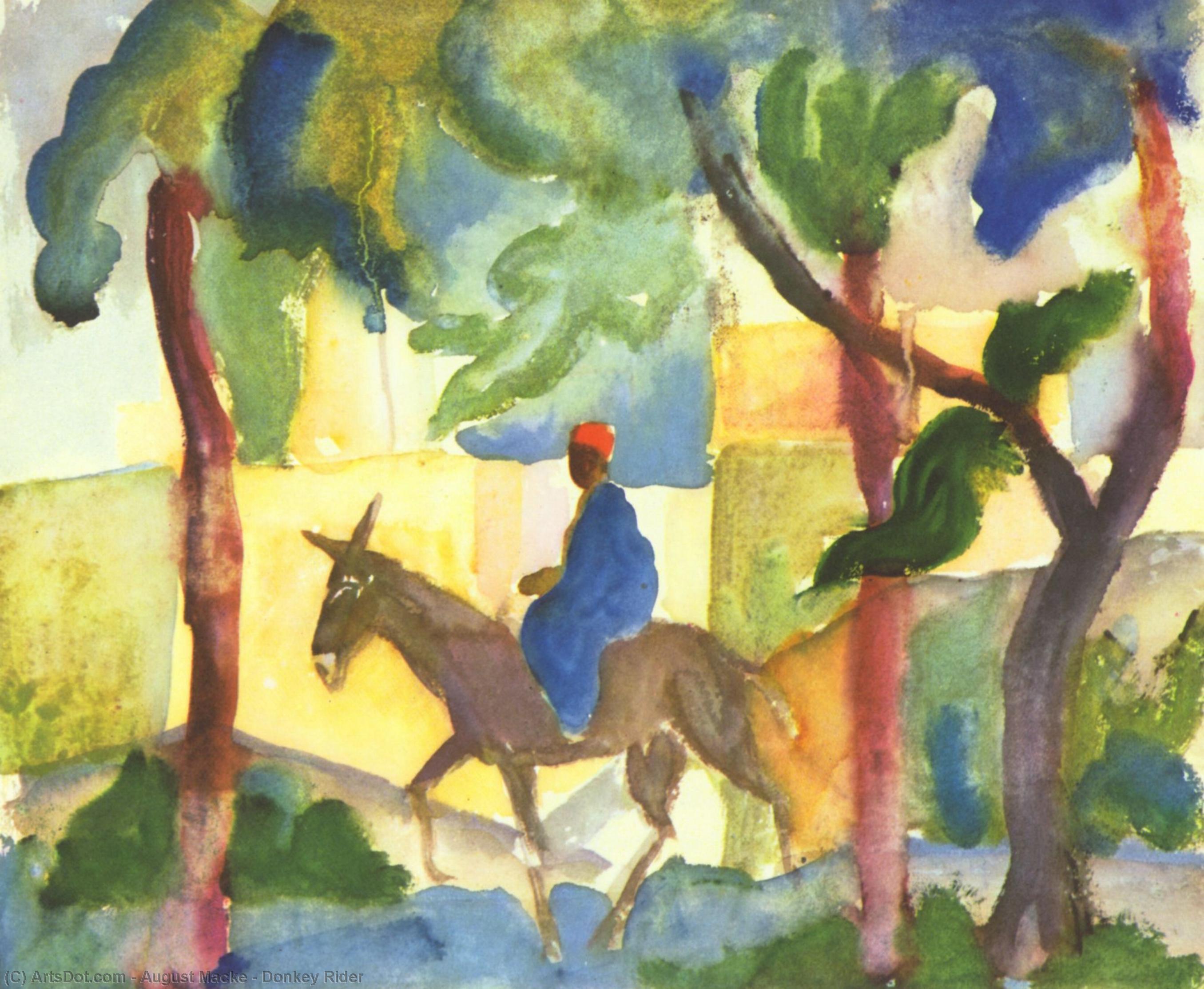 Donkey Rider — Augusto Macke