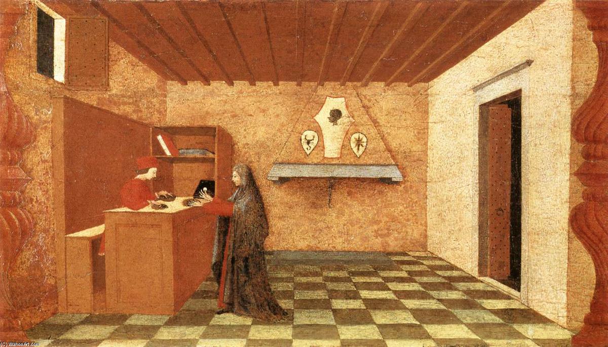El Milagro Del Santísimo Cuerpo (escena 1) — Paolo Uccello