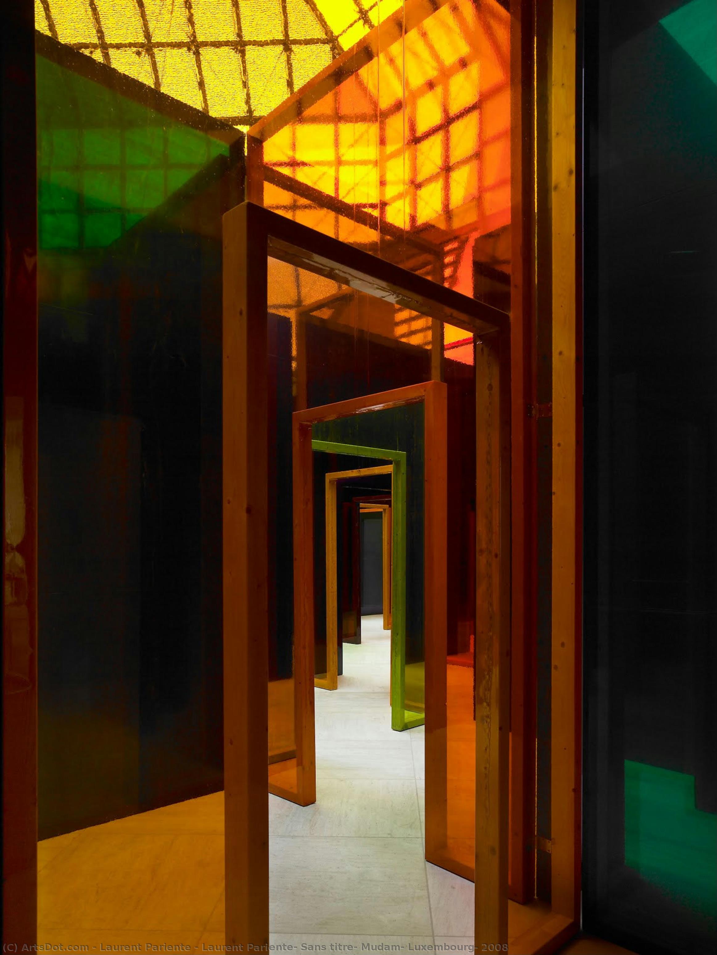 Laurent Pariente: Sans Titre, Mudam, Luxembourg, 2008 — Laurent Pariente