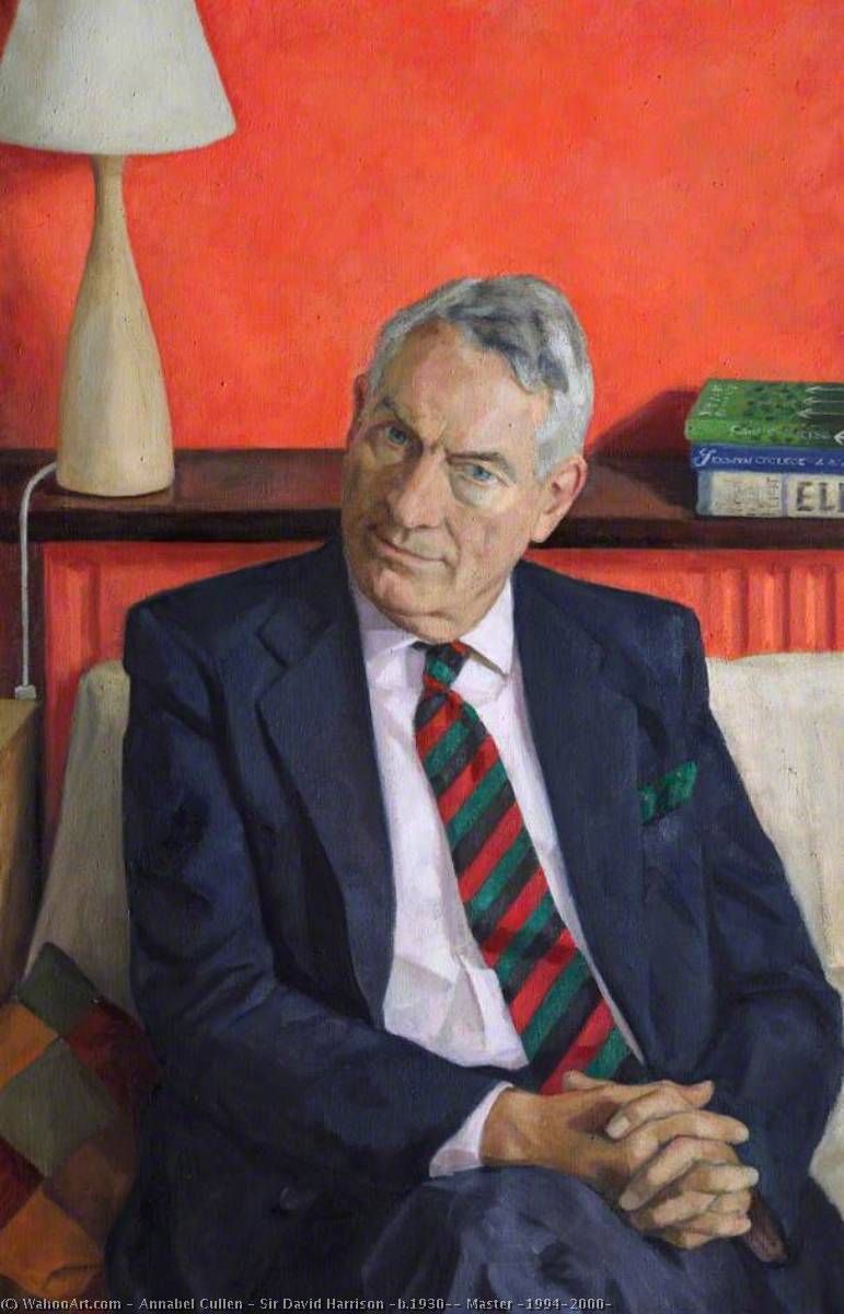 Sir David Harrison (b.1930), Master (1994–2000) — Annabel Cullen