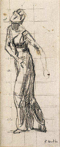 Study For Blick In Die Unendlichkeit — Фердинанд Хёдер