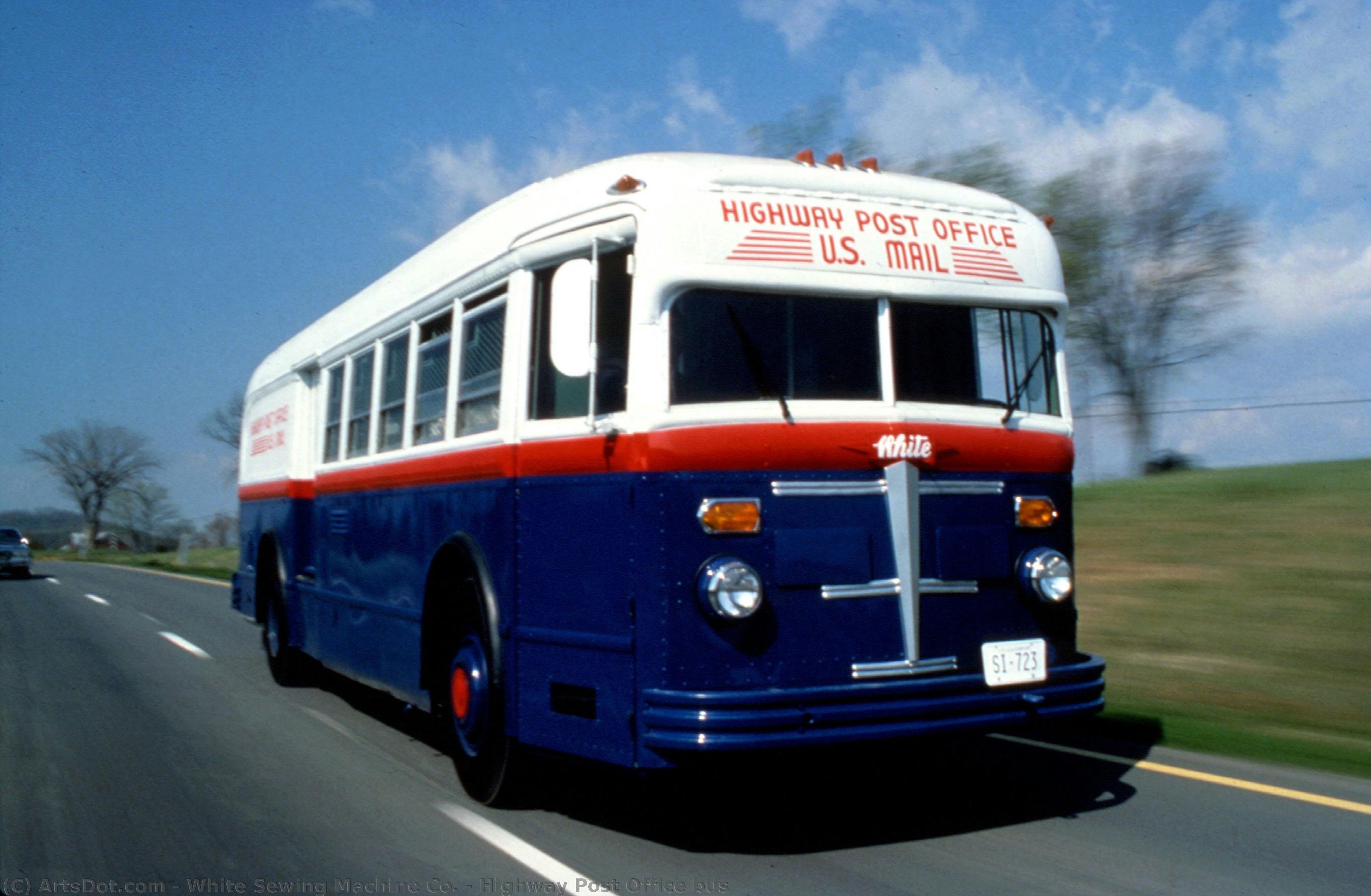 Highway Post Office Bus — White Sewing Machine Co.