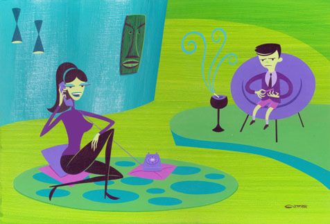 Patience And Rory — Josh Agle (shag)