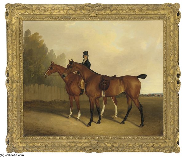 A Groom With Two Hunters — David Of York Dalby