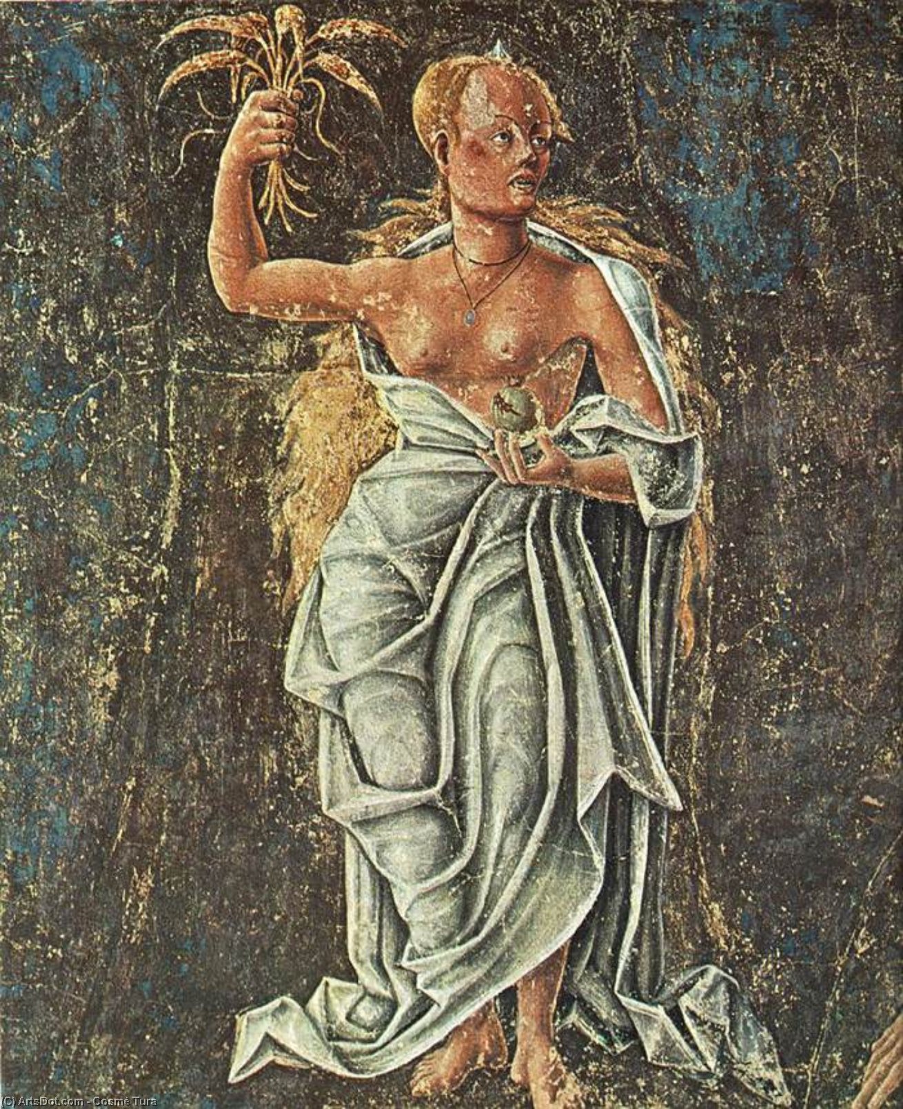Allegorie Des August: Triumph Der Ceres (detail) — Cosmè Tura