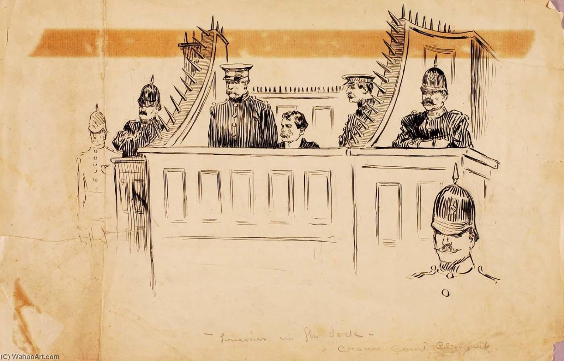 Prisoner In The Dock Crown Court — Haydon Jones