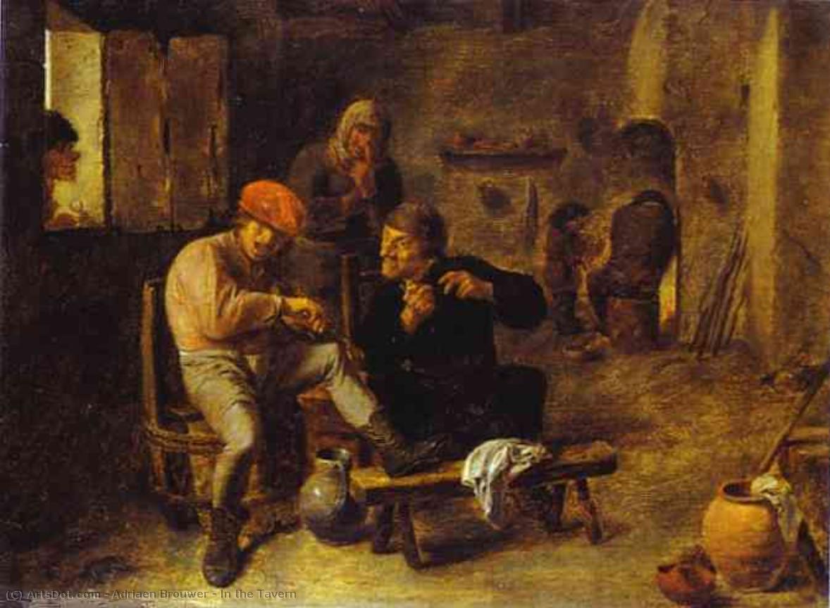 In The Tavern — Adriaen Brouwer