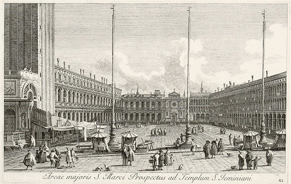 To The Area Of San Marco, In The Prospect Of The Way To The Temple Of The Elder Was S. Jeminiani — Antonio Visentini