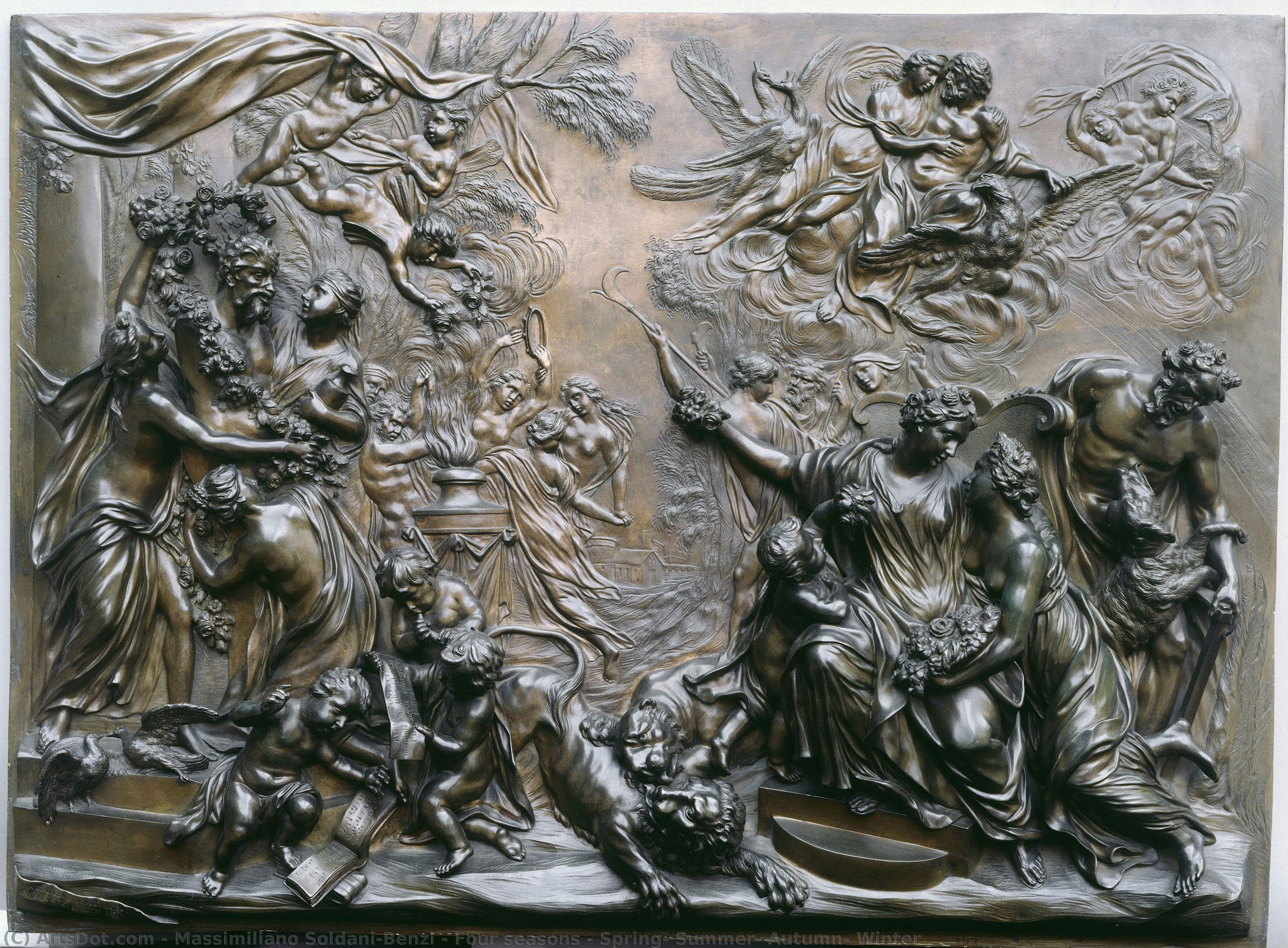 Four Seasons - Spring, Summer, Autumn, Winter — Massimiliano Soldani-benzi
