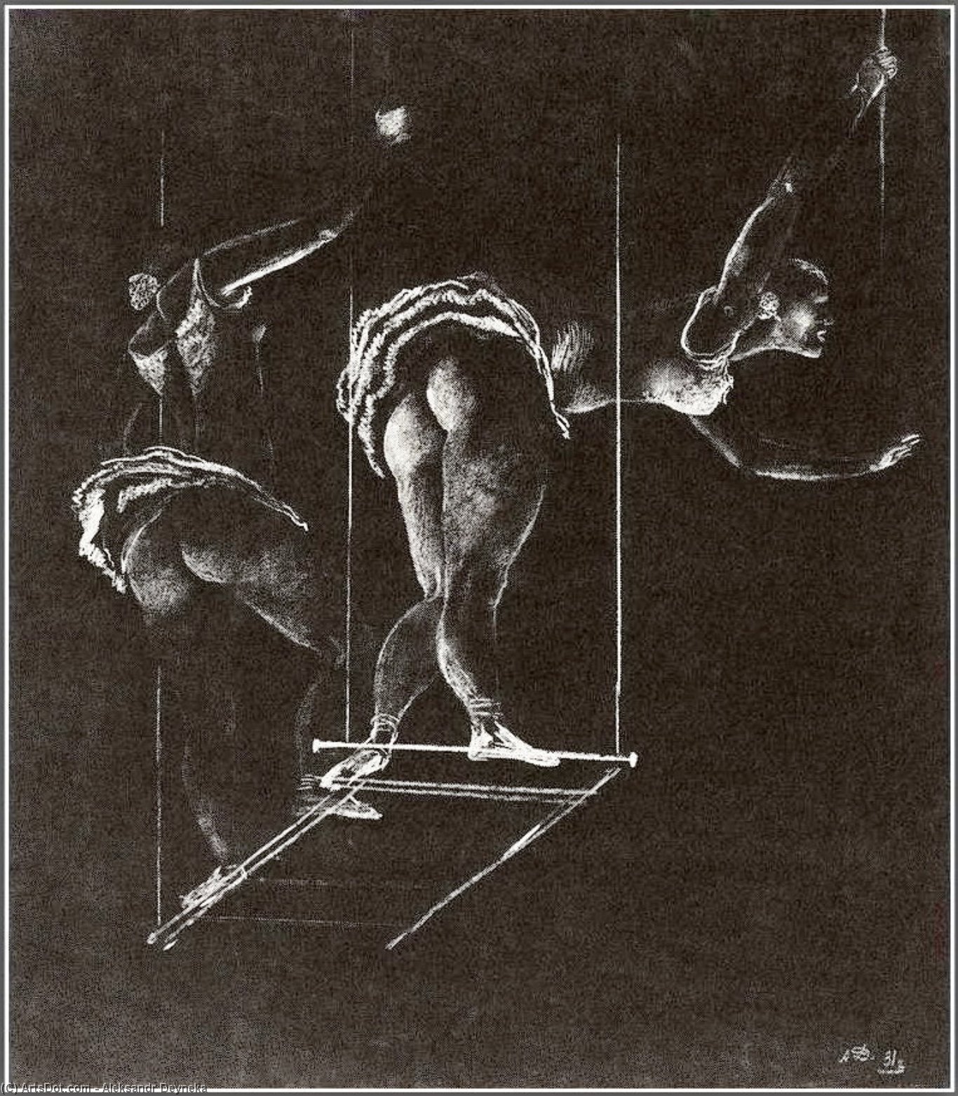Acrobats — Aleksandr Deyneka