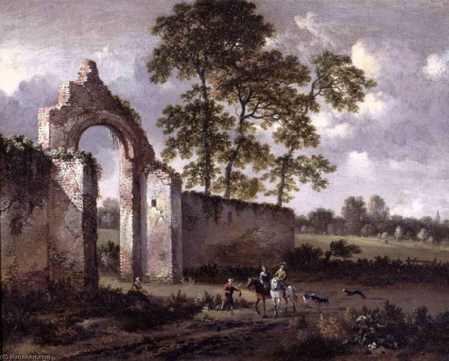 Landscape With A Ruined Arch — Jan Jansz Wijnants