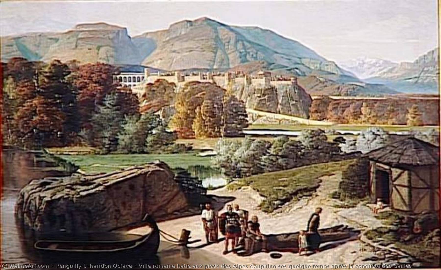 Ville Romaine Bâtie Aux Pieds Des Alpes Dauphinoises Quelque Temps Après La Conquête Des Gaules — Penguilly L'haridon Octave