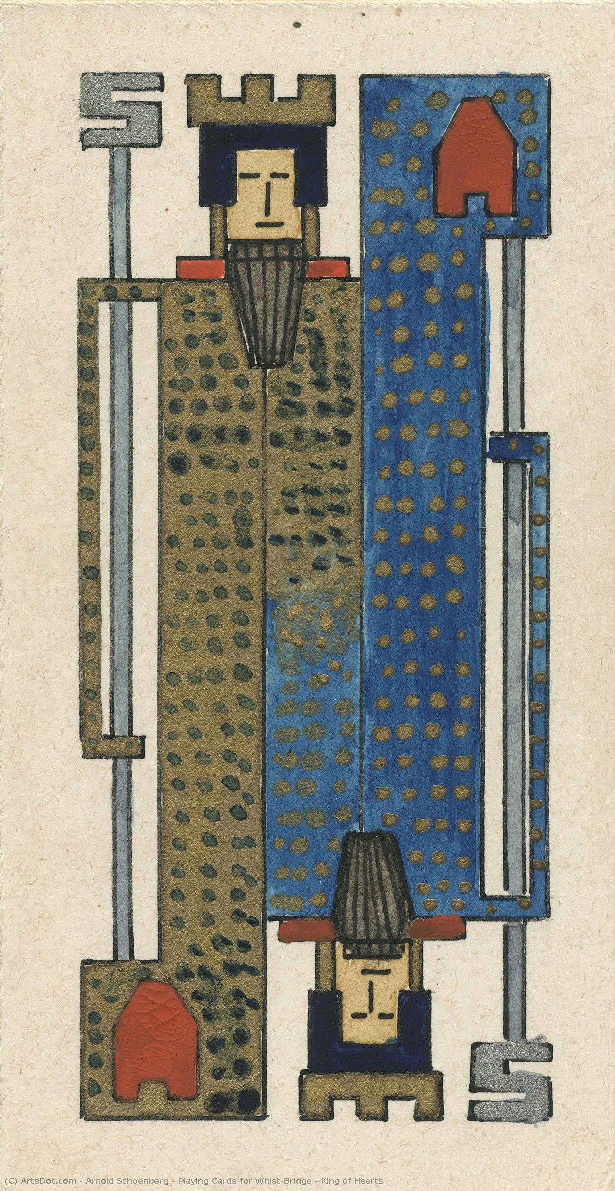 Playing Cards For Whist/bridge - King Of Hearts — Arnold Schoenberg