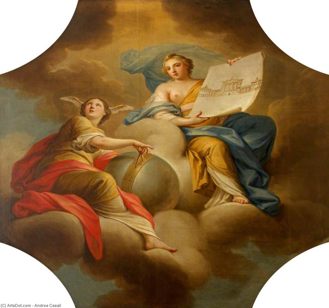 Personifications Of Astronomy And Architecture — Andrea Casali