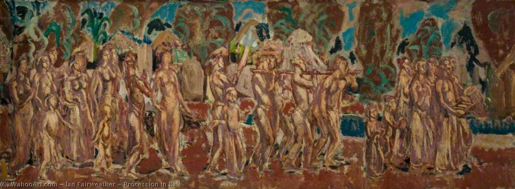 Procession In Bali — Ian Fairweather