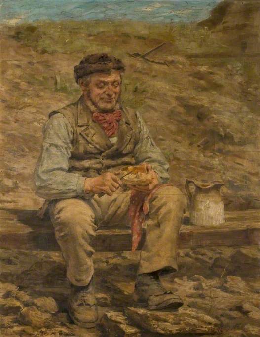 Workman Eating Lunch — John Hodgson Campbell