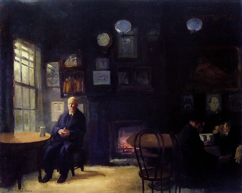 Back Room — John French Sloan