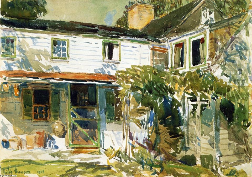 Back Of The Old House — Frederick Childe Hassam