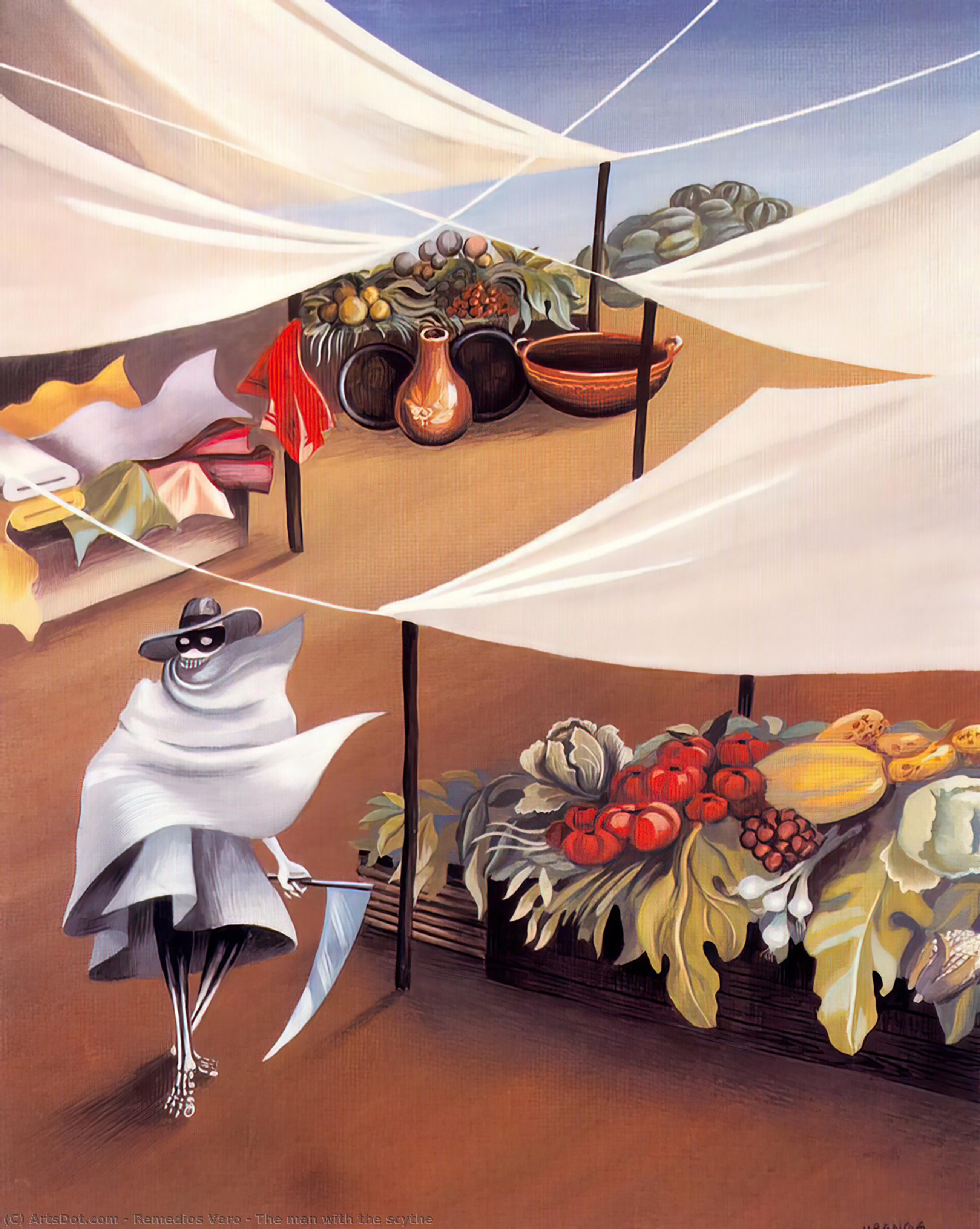 The Man With The Scythe — Remedios Varo