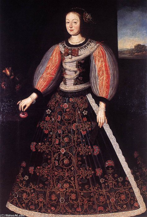 Portrait Of Princess Anna Julianna Eszterházy — Benjamin Block