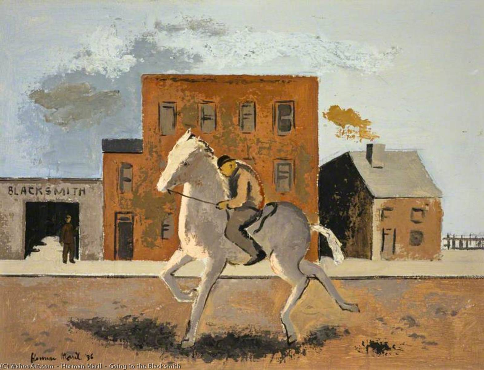 Going To The Blacksmith — Herman Maril