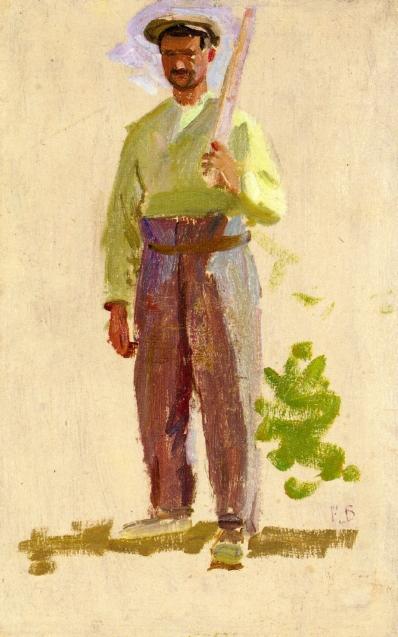 Grape Picker In A Cap — Jean Frédéric Bazille