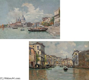 And The Grand Canal — Antonio Maria De La Concepcion Reyna Manescau