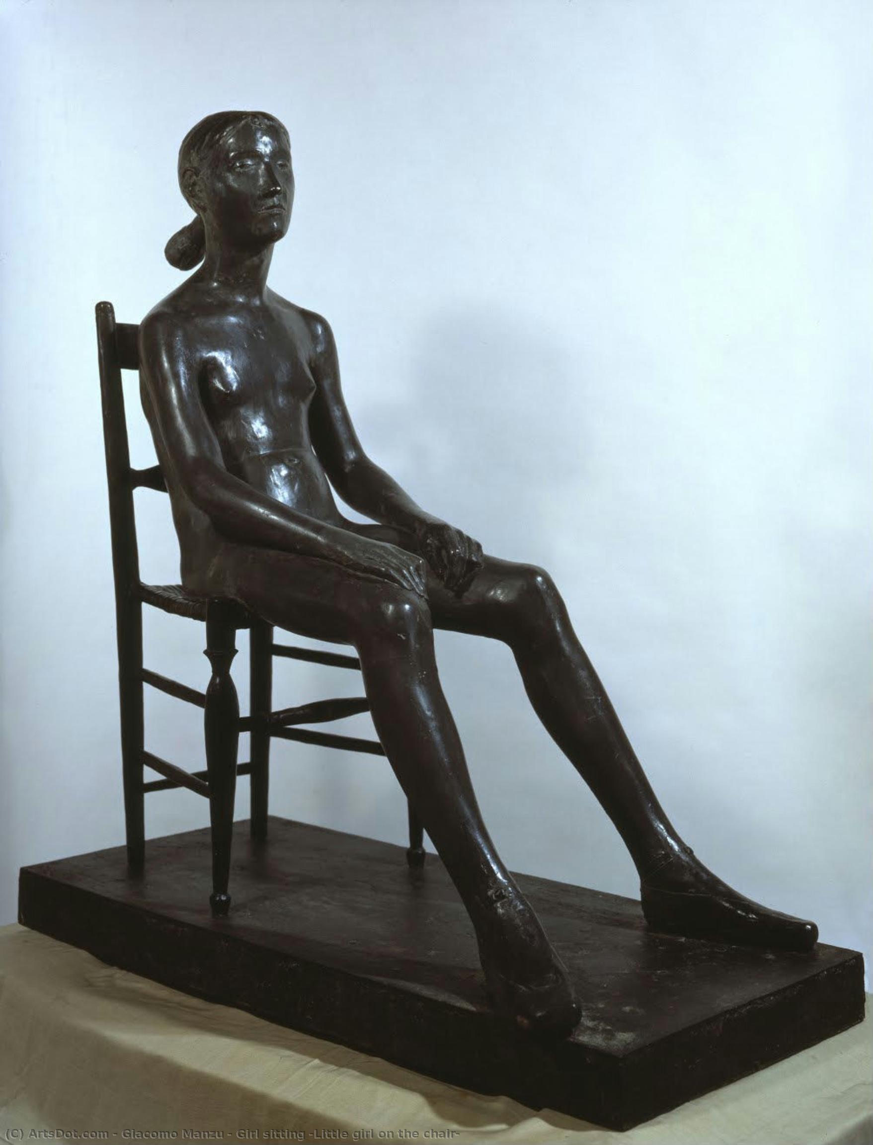 Girl Sitting (little Girl On The Chair) — Giacomo Manzu