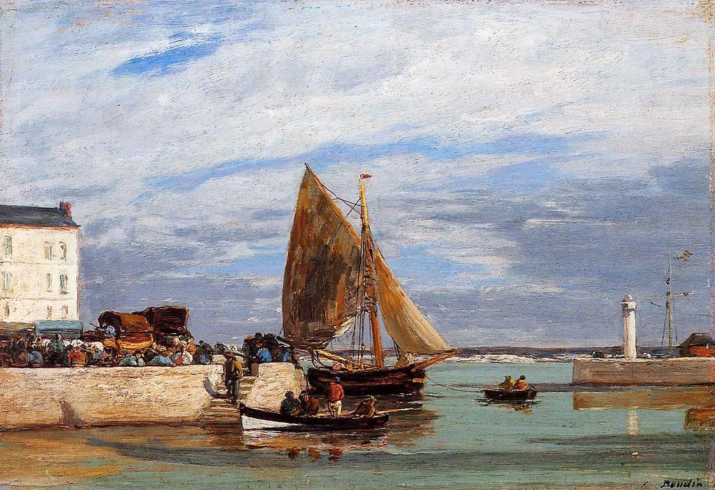 Honfleur, The Port — エギュヌ・ルイユ・ブドアン