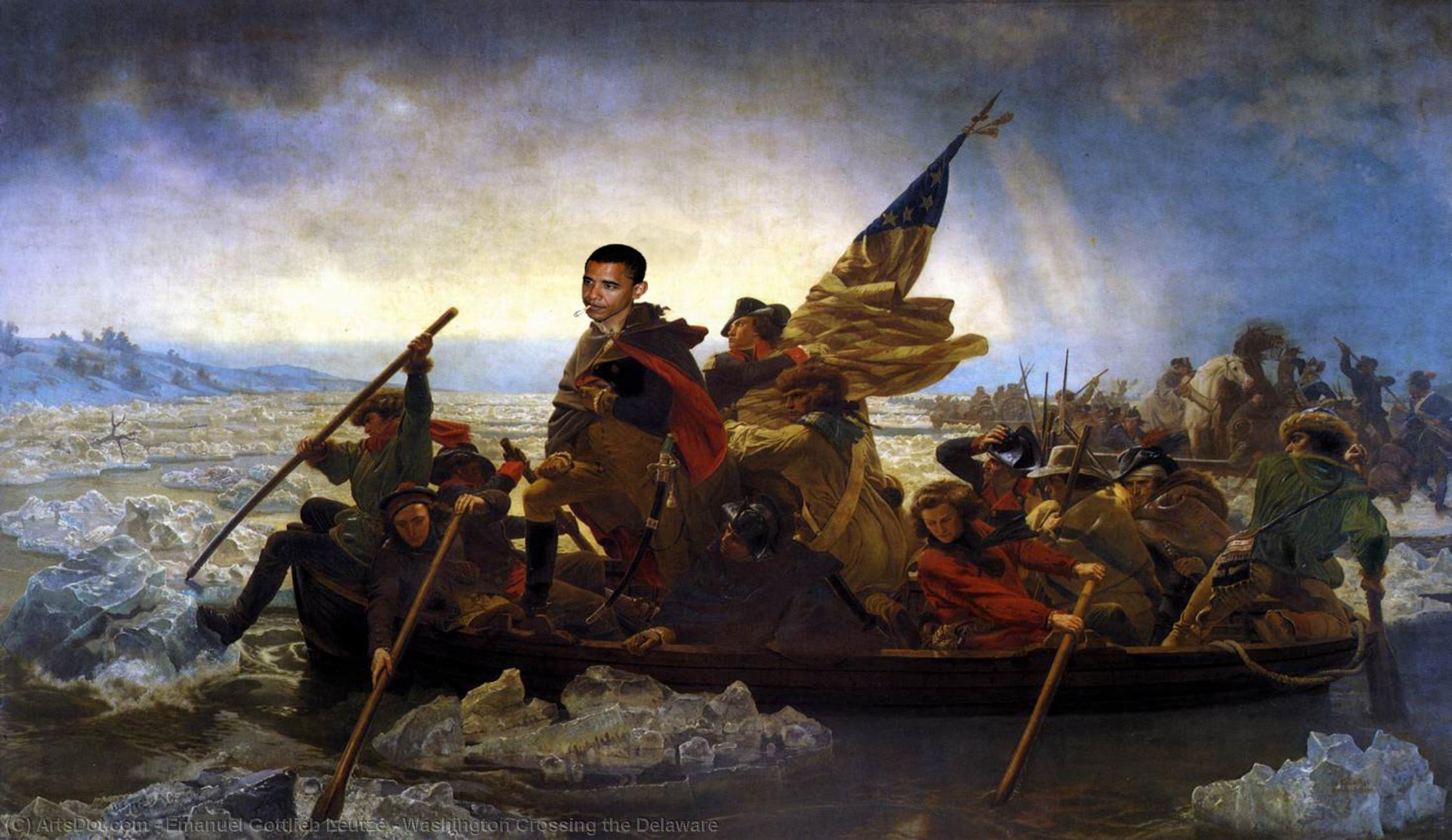 Washington Crossing The Delaware — Эмануэль Готтлиб Леутце