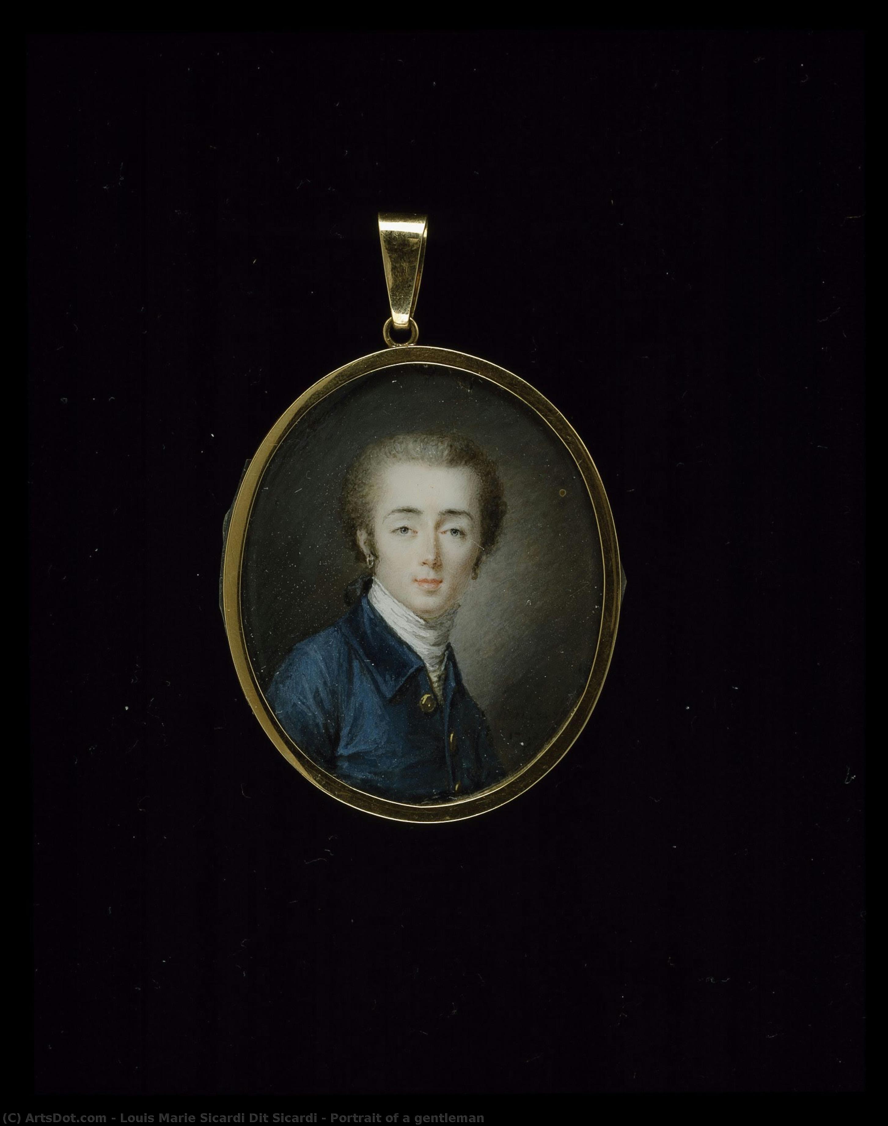 Portrait Of A Gentleman — Louis Marie Sicardi Dit Sicardi