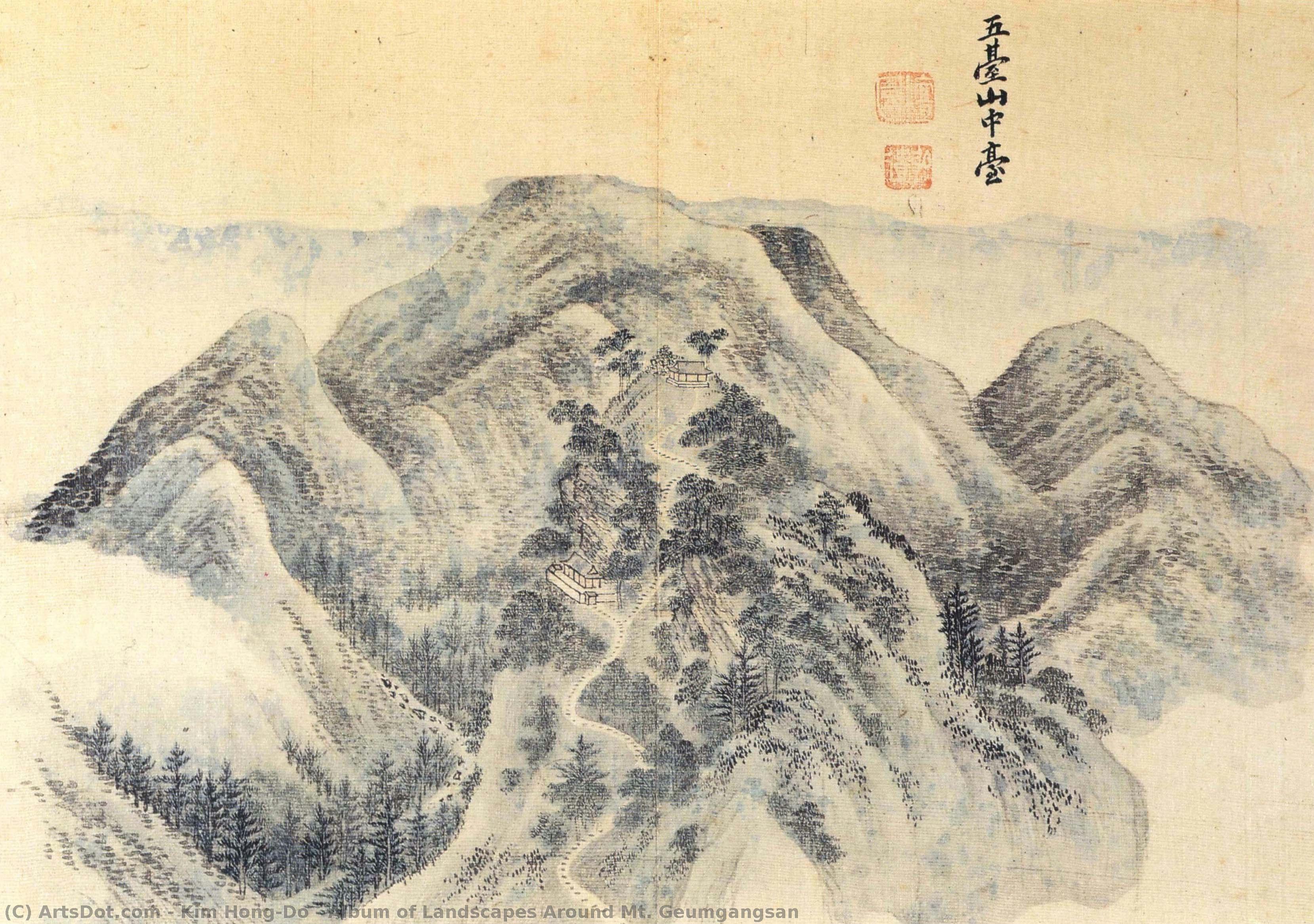 Album Of Landscapes Around Mt. Geumgangsan — Kim Hong-do