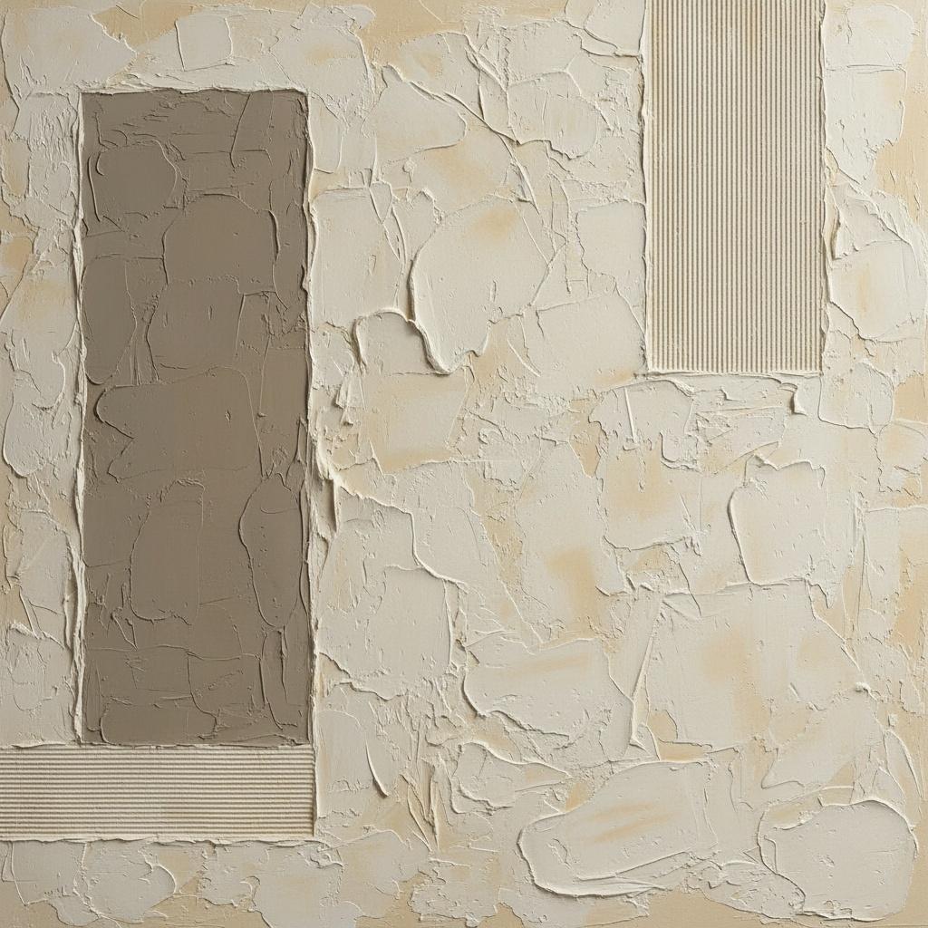 Monolithic Silence: An Impasto Study Of Sculptural Form And Muted Earth Tones — David Moreau