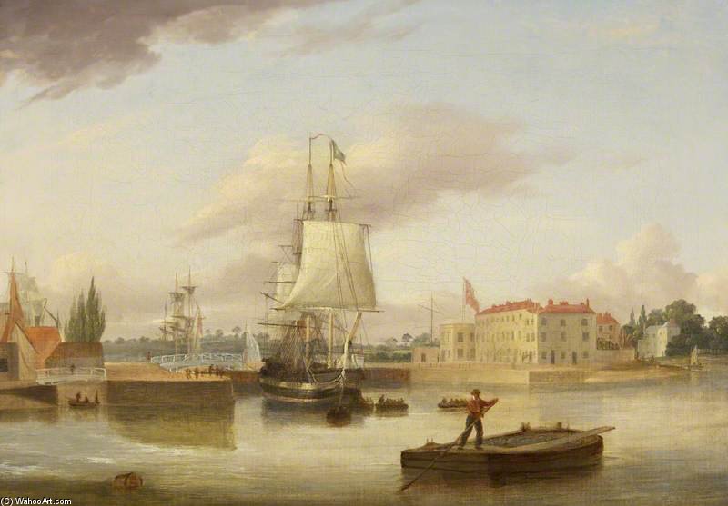 Entrance To Cumberland Basin, Hotwells, Bristol — James Baker Pyne