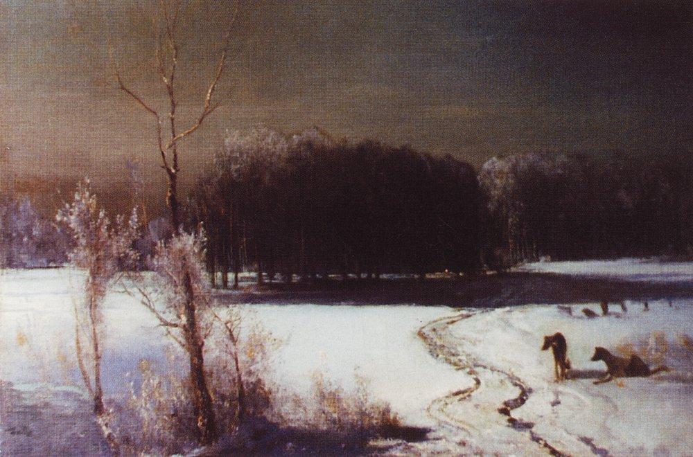 Landscape With Wolves — Aleksey Savrasov