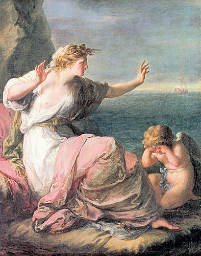 Ariadne Left On The Island Of Naxos — Angelica Kauffmann (maria Anna Angelika)
