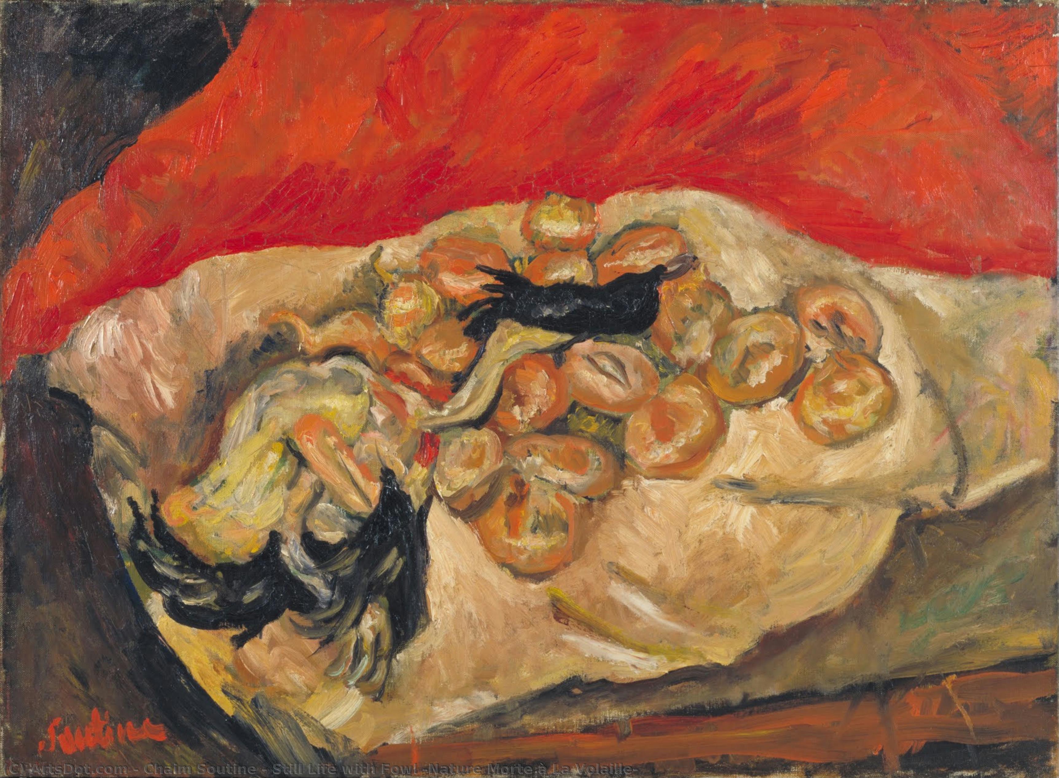 Still Life With Fowl [nature Morte À La Volaille] — Chaim Soutine