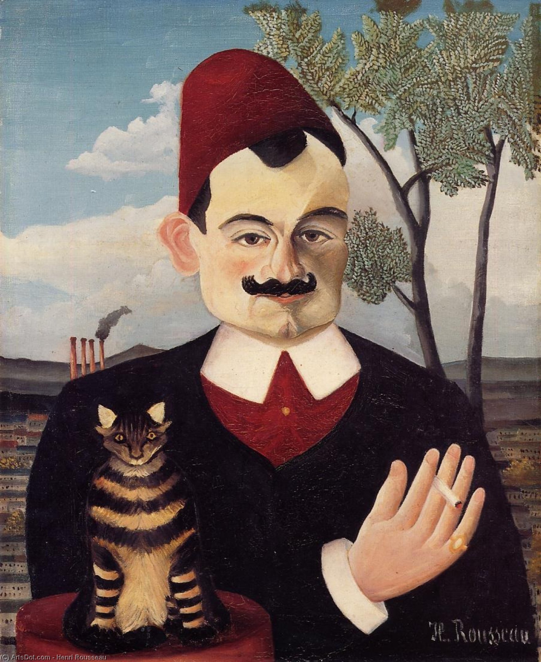 Portrait Of Monsieur X. (pierre Loti) — Анри Русо