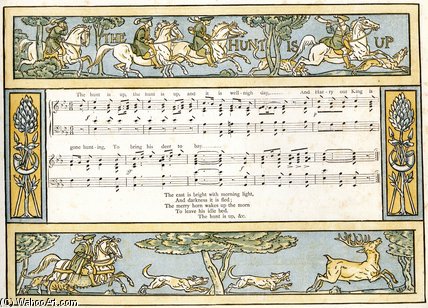 The Hunt Is Up And It Is Well Nigh Day And Harry - — Walter Crane