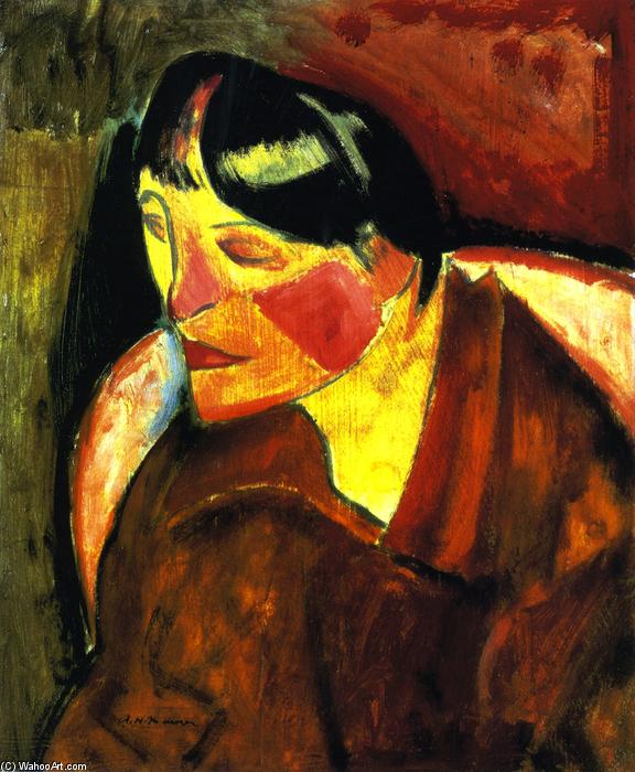 Head Of A Woman — Alfred Henry Maurer