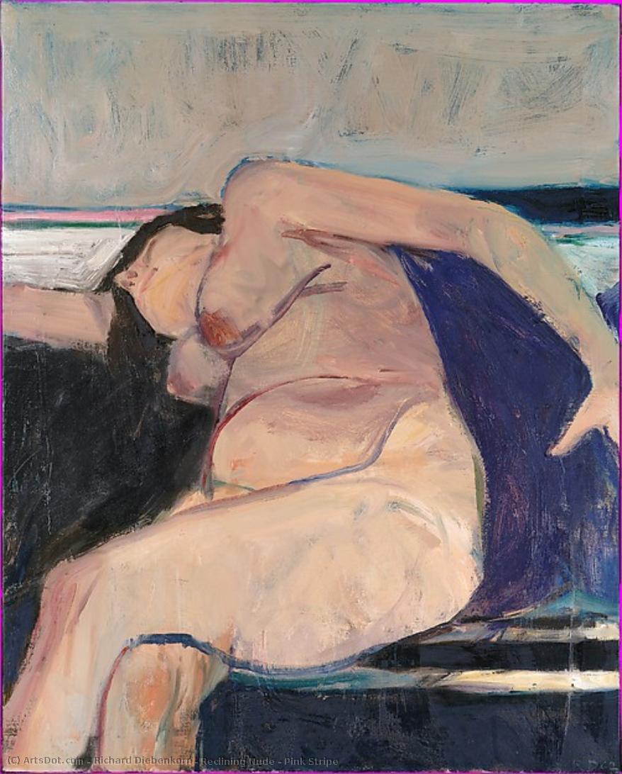 Reclining Nude - Pink Stripe — Richard Diebenkorn