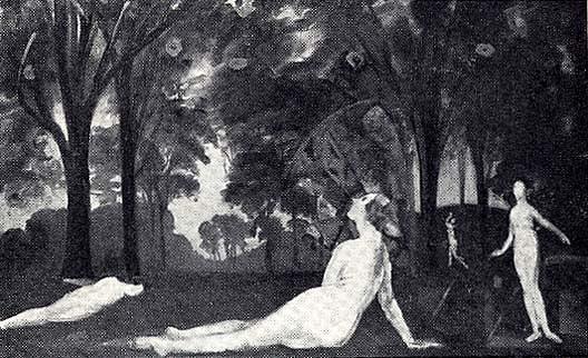 Corridor Of Summer, (painting) — Arthur B. Davies