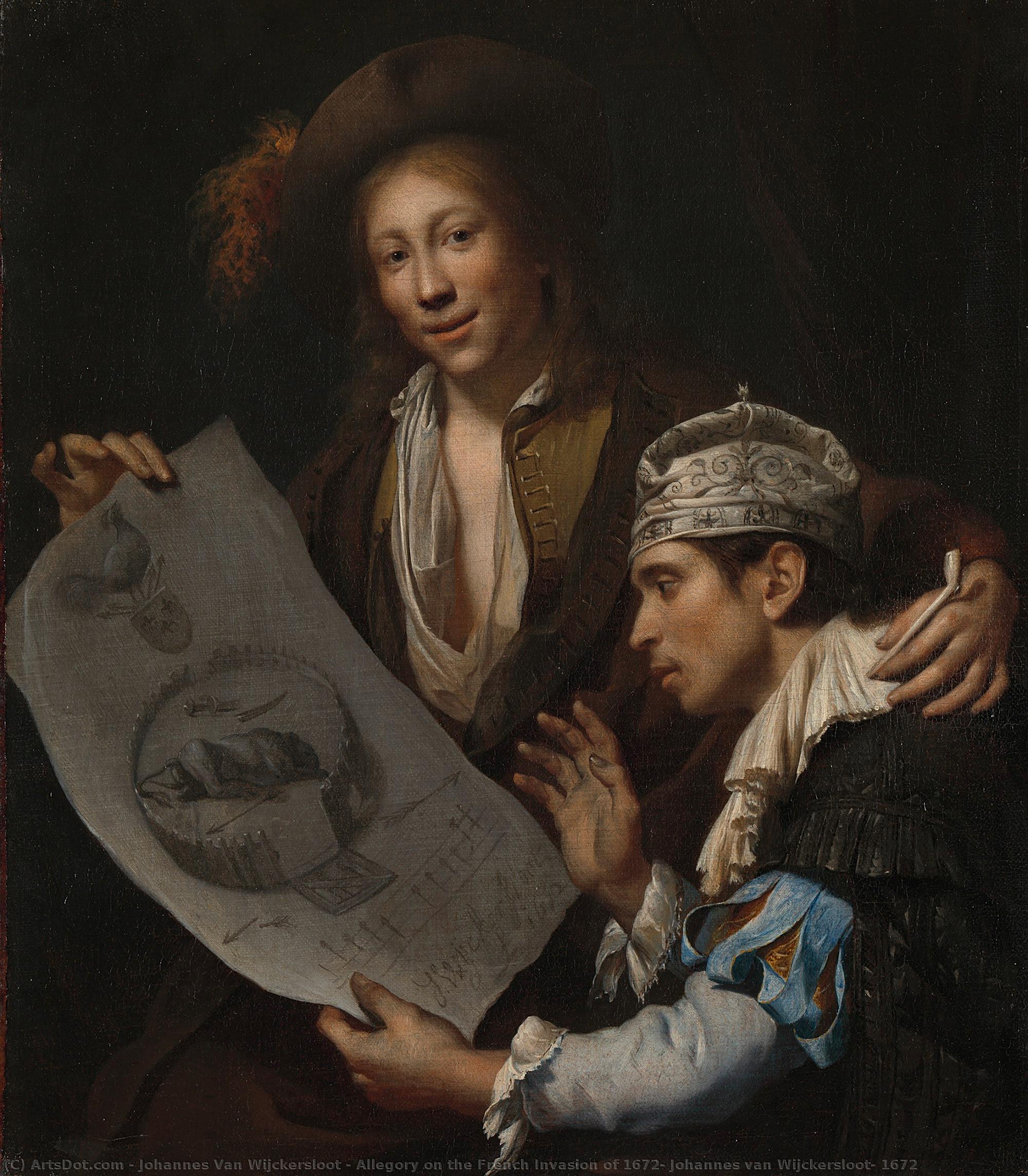Allegory On The French Invasion Of 1672, Johannes Van Wijckersloot, 1672 — Johannes Van Wijckersloot