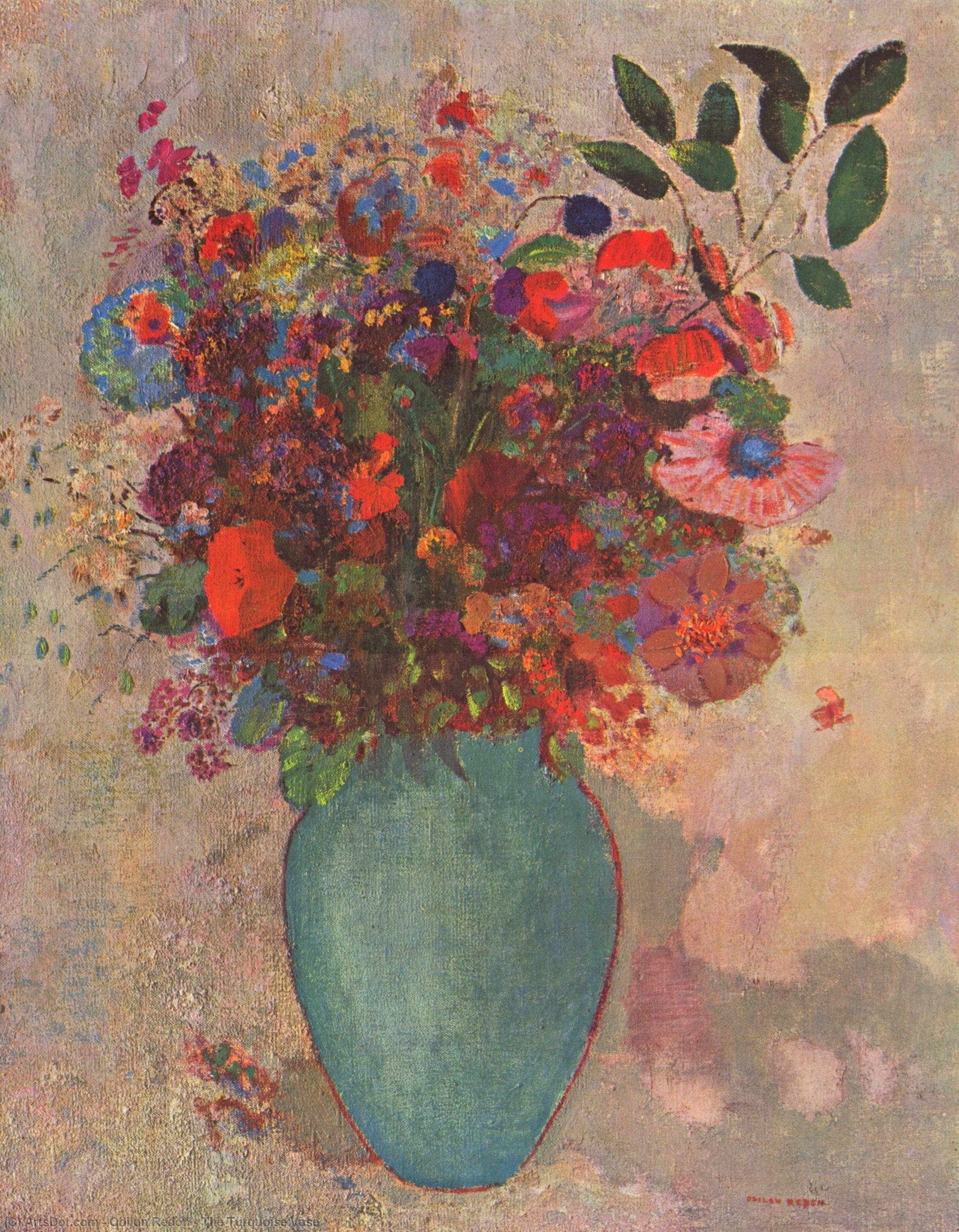 The Turquoise Vase — Одилон Редон